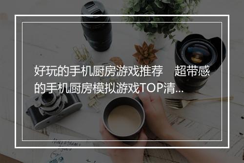 好玩的手机厨房游戏推荐 超带感的手机厨房模拟游戏TOP清单
