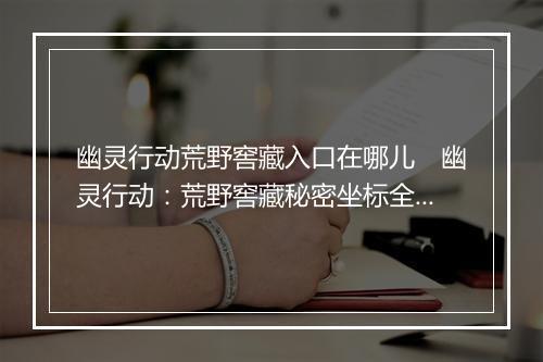 幽灵行动荒野窖藏入口在哪儿　幽灵行动：荒野窖藏秘密坐标全解析